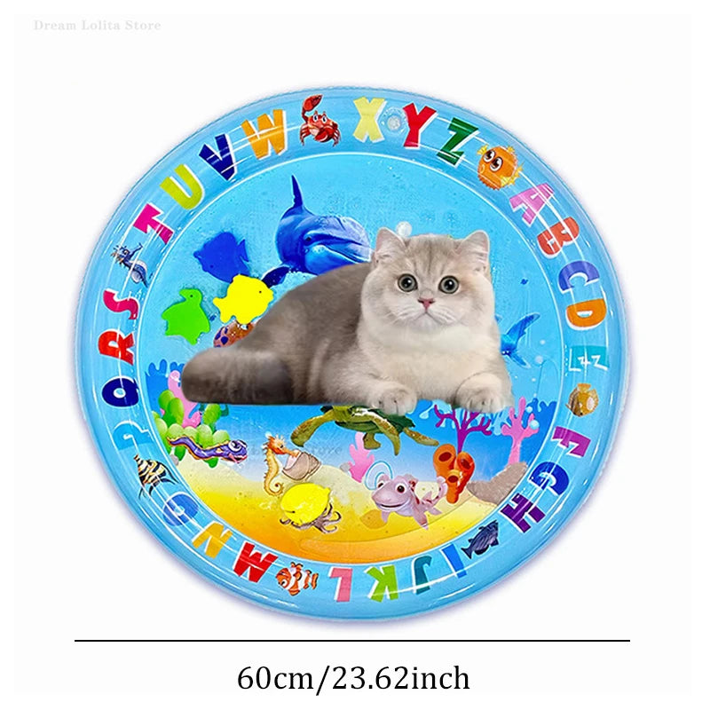 Thickened Inflatable Pet Water Bed Cushion Water Sensory Play Mat Puppy Cats Pet Kennel Top Quality Cool Cold Mat Pet Supplies