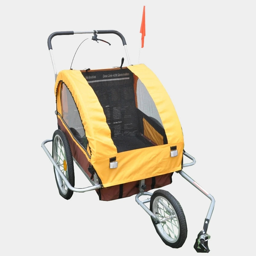 Pet Children Three-Channel Bicycle Kids Baby Stroller 3 Wheel Child Dog Double Bike Extra Large Trailer for Dogs and Children