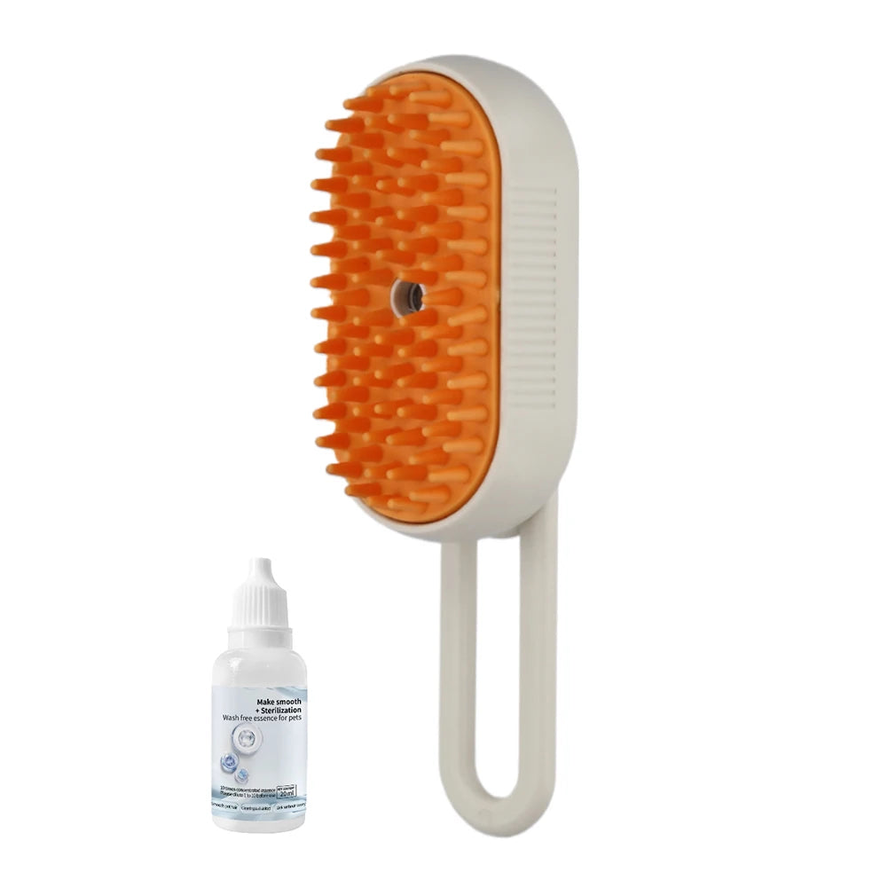 VKTECH USB Rechargeable Cat And Dog Grooming Brush Spray