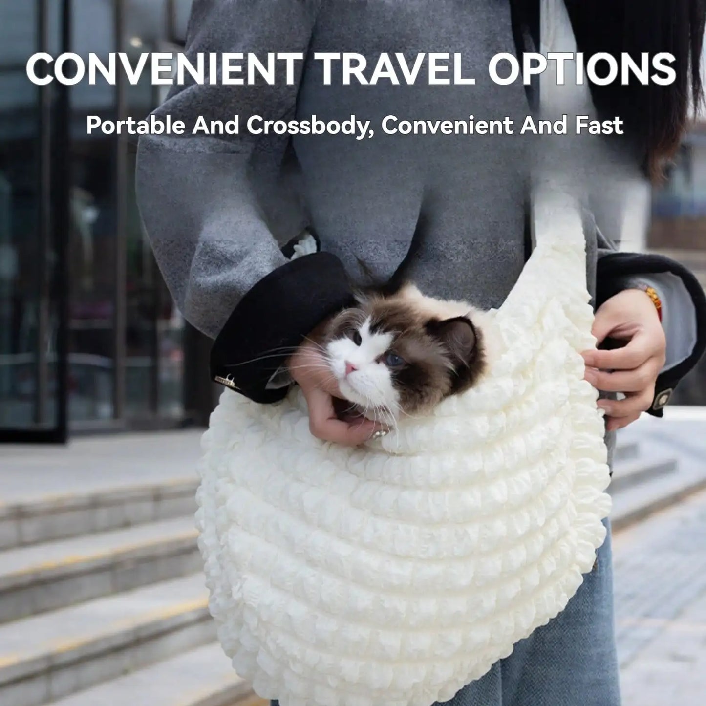 Portable Dog Backpack Carrier Breathable Small Pet Bag