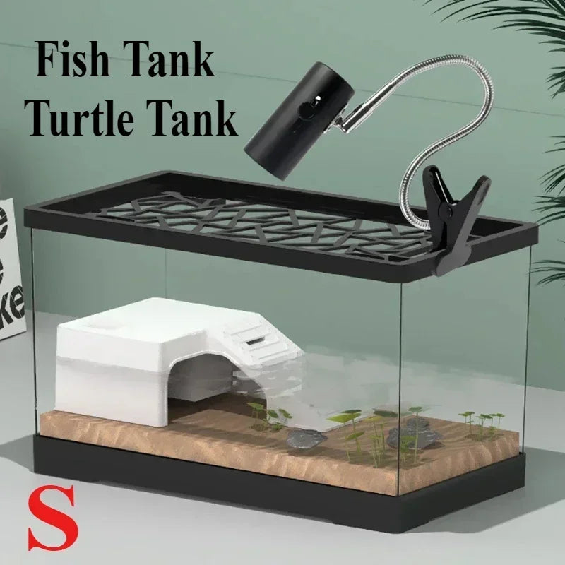 Choice Transparent Acrylic Turtle BreedingBox For Reptile Habitat TerrariumSystem