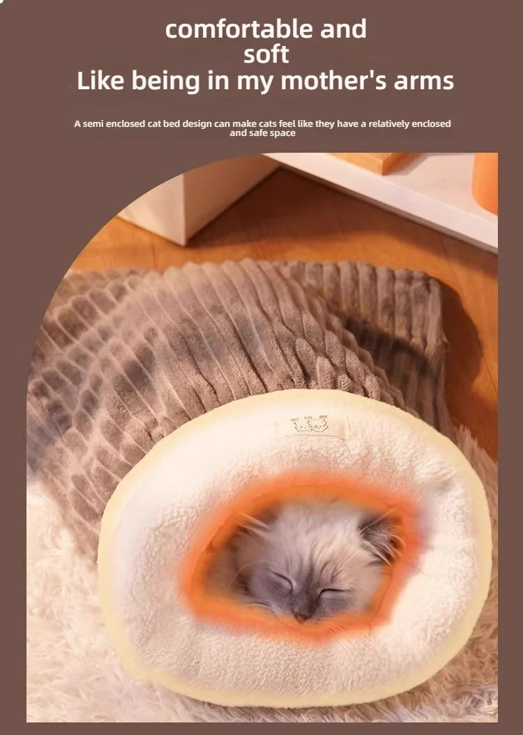 ZhejiangChoice Portable Cat Bed Cozy Travel Nest
