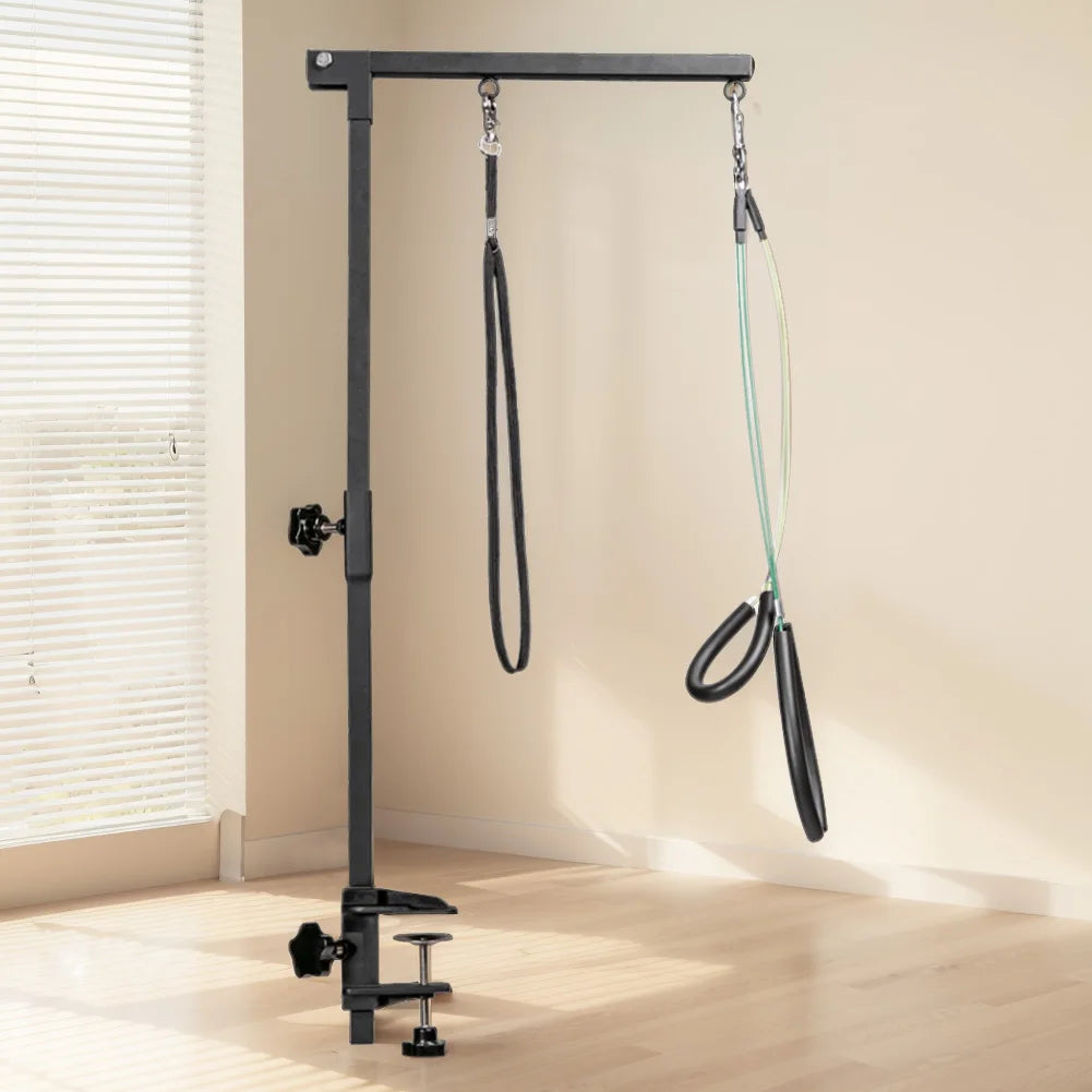 ANENGCN Dog Shower Stand With Restraint Rope Foldable Grooming Desk