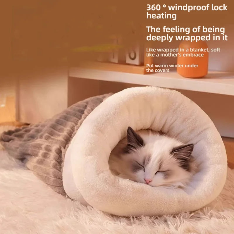 ZhejiangChoice Portable Cat Bed Cozy Travel Nest