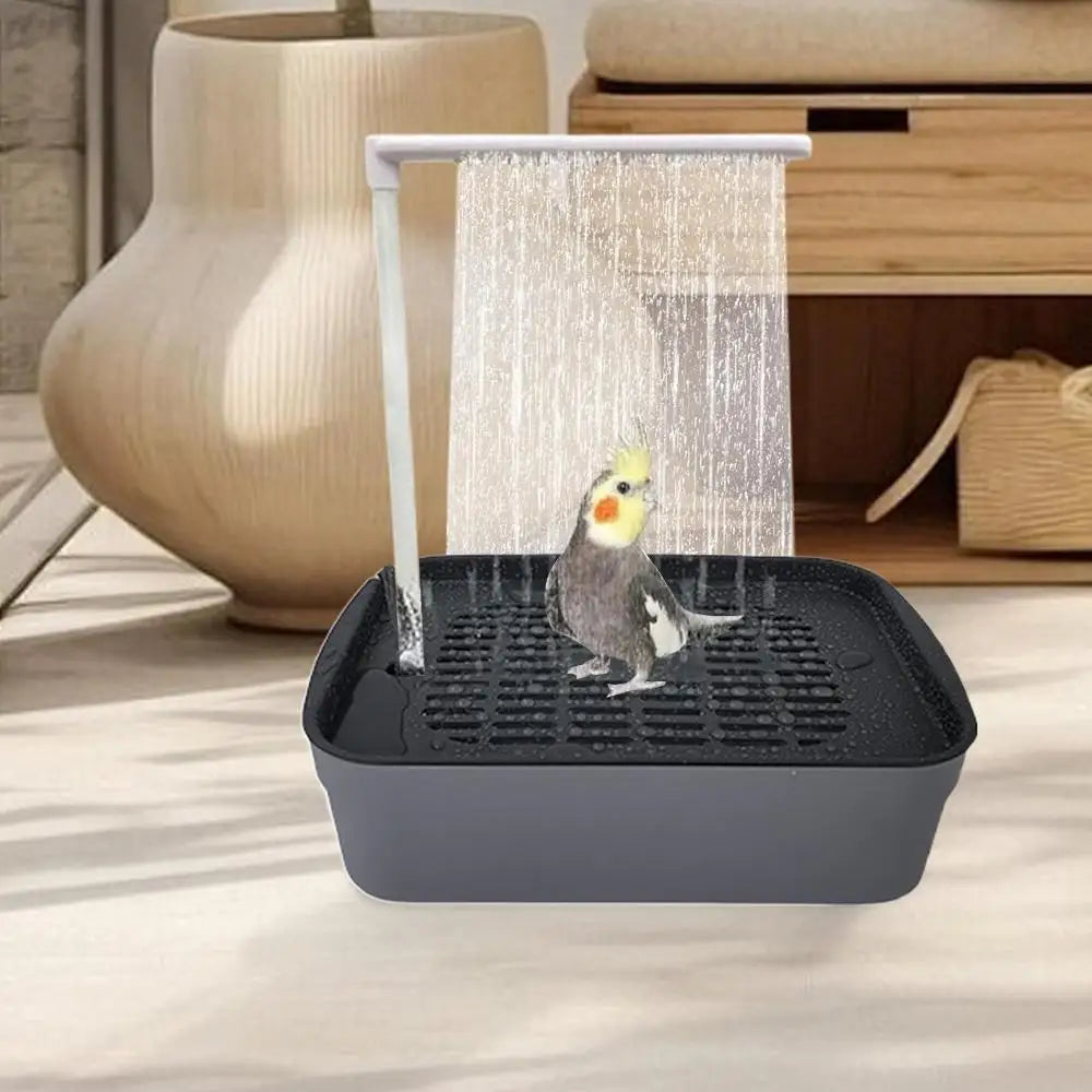 Choice Parrot Bird Bath Tub Automatic Circulating Water USB Fountain