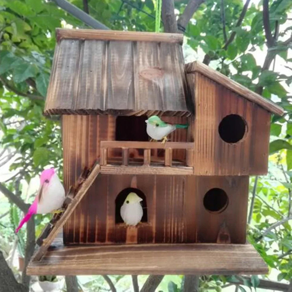 Guangdong Wooden Squirrel Nesting Box Bird Safe Nest Protector