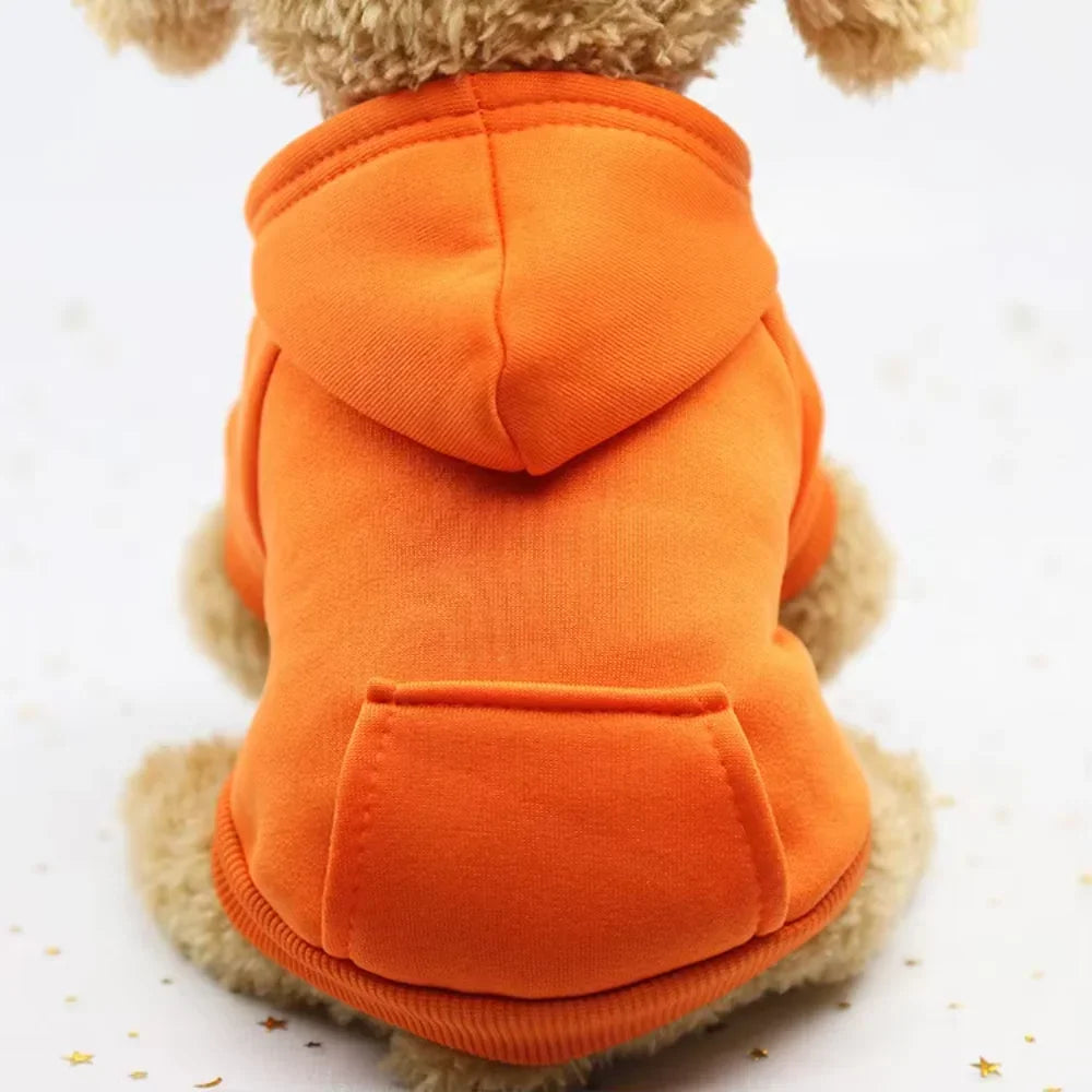 Dog Cat Hoodie Winter Coat With Pocket