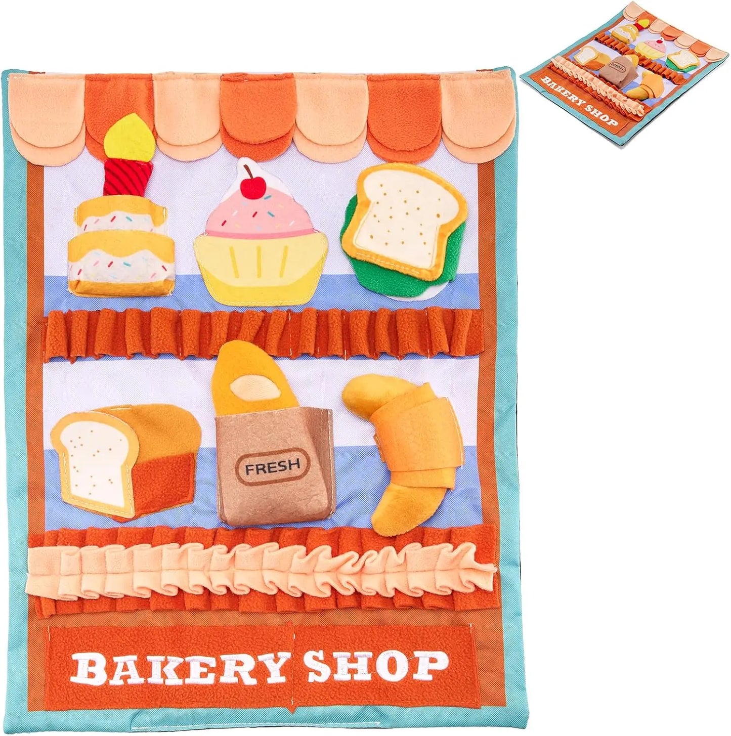 Hign-concerned Breakfast Snuffle Mat For Dogs Slow Feeder