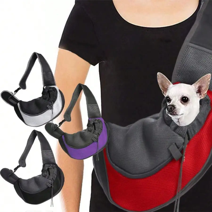 Breathable Pet Backpack Carrier Crossbody Outdoor For Cat And Dog