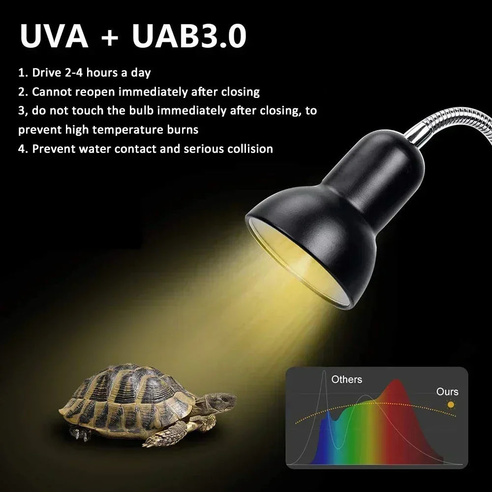 Choice E27 Reptile Heating Lamp Basking Lamp Stand Plus