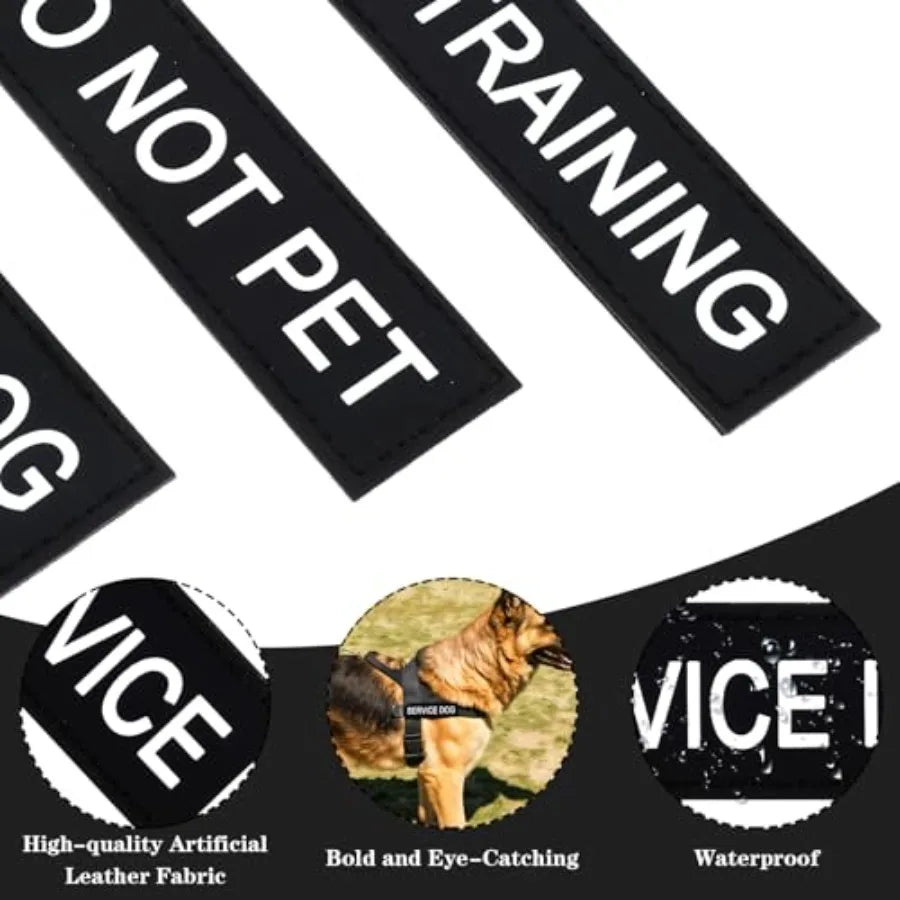 Giantree Service Dog Patches Do Not Pet Removable Vest