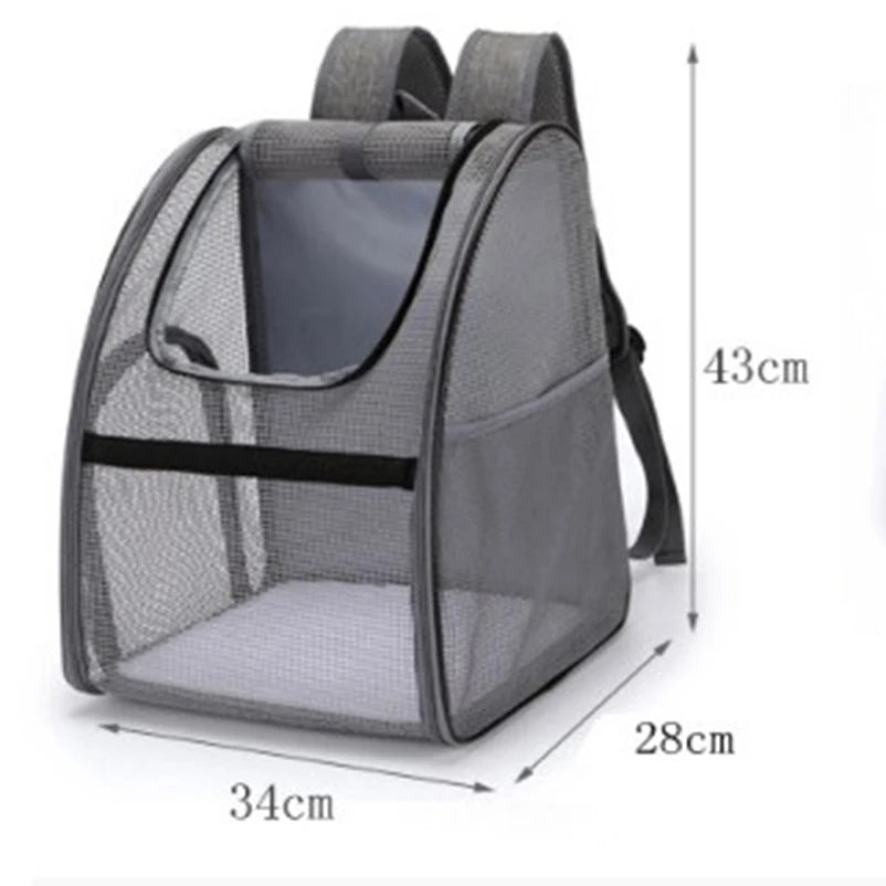 Transparent Pet Backpack Carrier For Dogs And Cats Travel