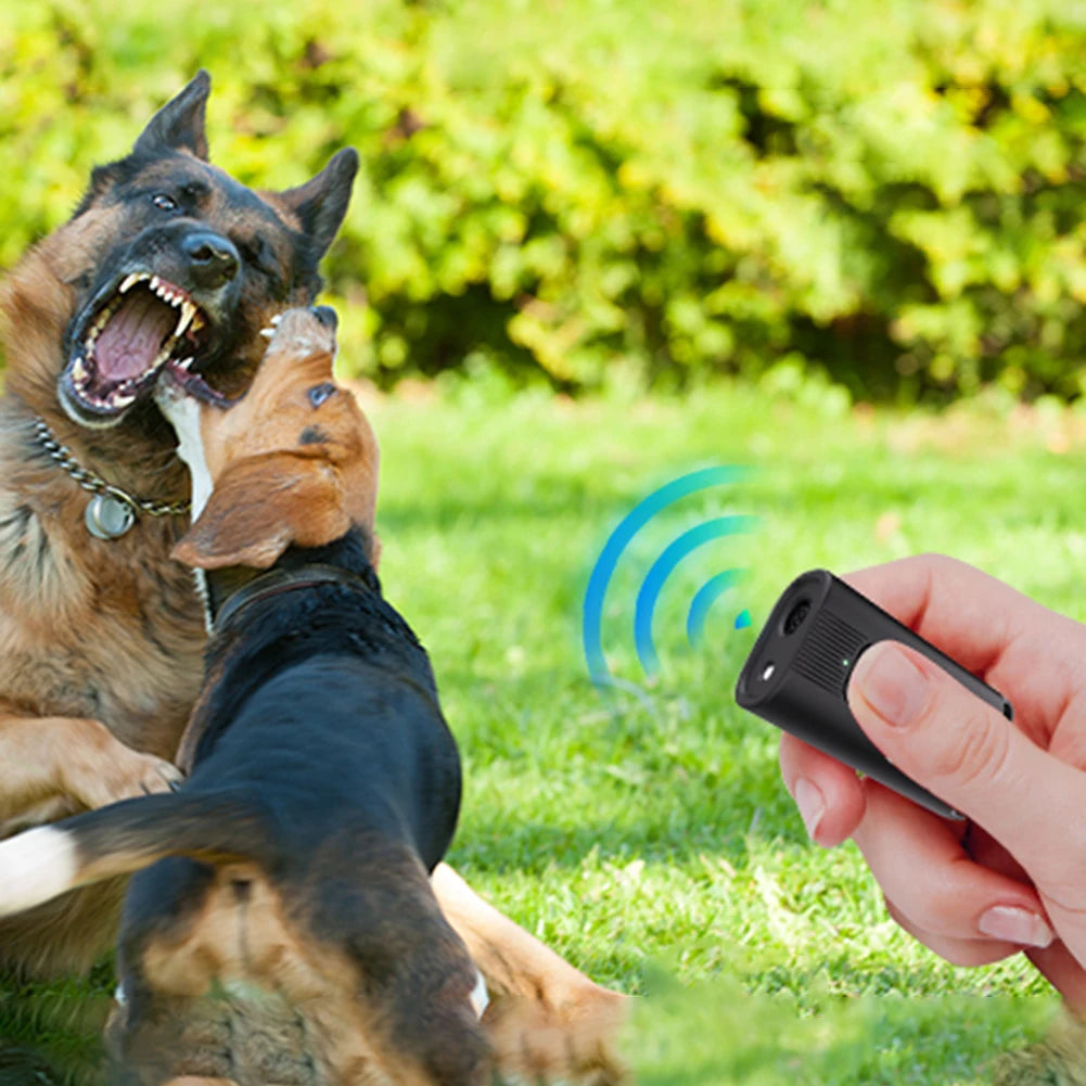 Shunmaii Ultrasonic Anti Barking Device With LED Flashlight