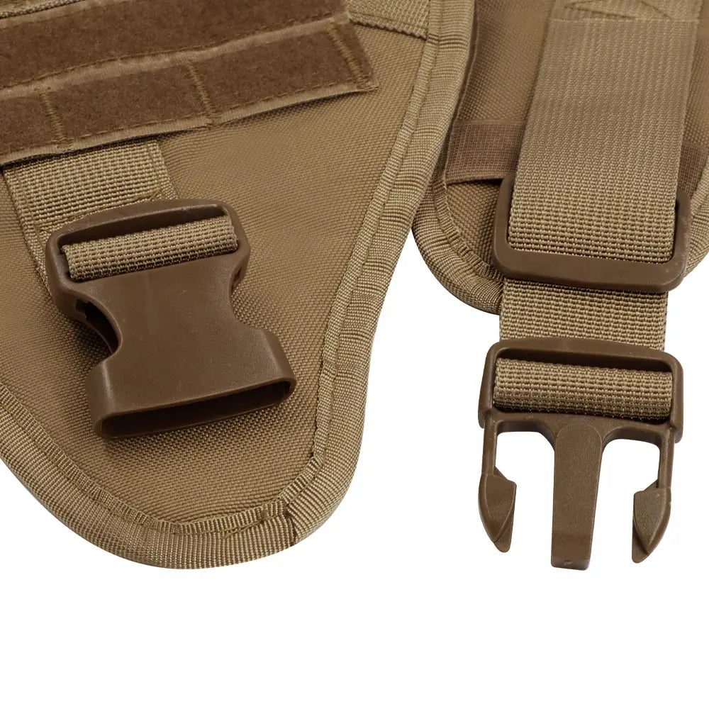 Military Dog Harness Leash Bags Set Pet Tactical Vest Harnesses Walking Training Hunting For Large Dogs German Shepherd
