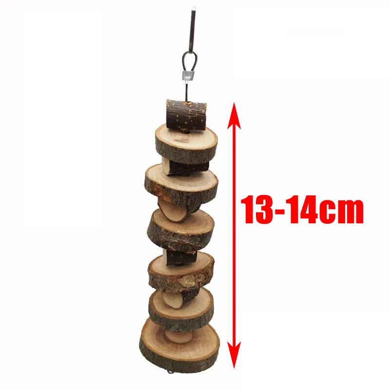 Natural Wood Chew Toys For Small Pets Rabbits Hamsters Rats