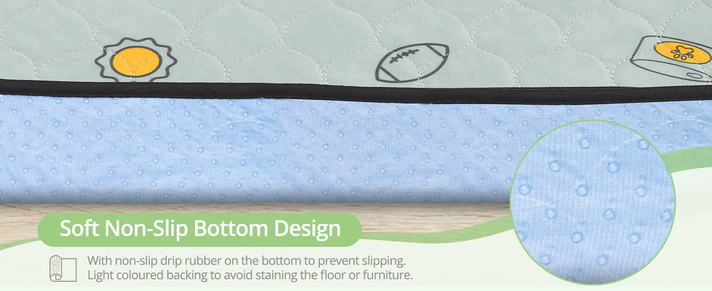 Washable Dog Pee Pads, Reusable, Absorbent, Slip-Resistant, Waterproof, 31"x36" (2 Pack)