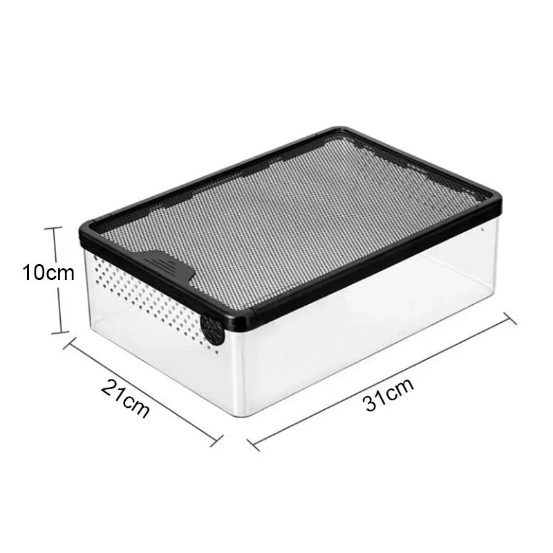 Choice Transparent Reptile Breeding Box For Lizards Insects Beetles Pet Habitat Acrylic