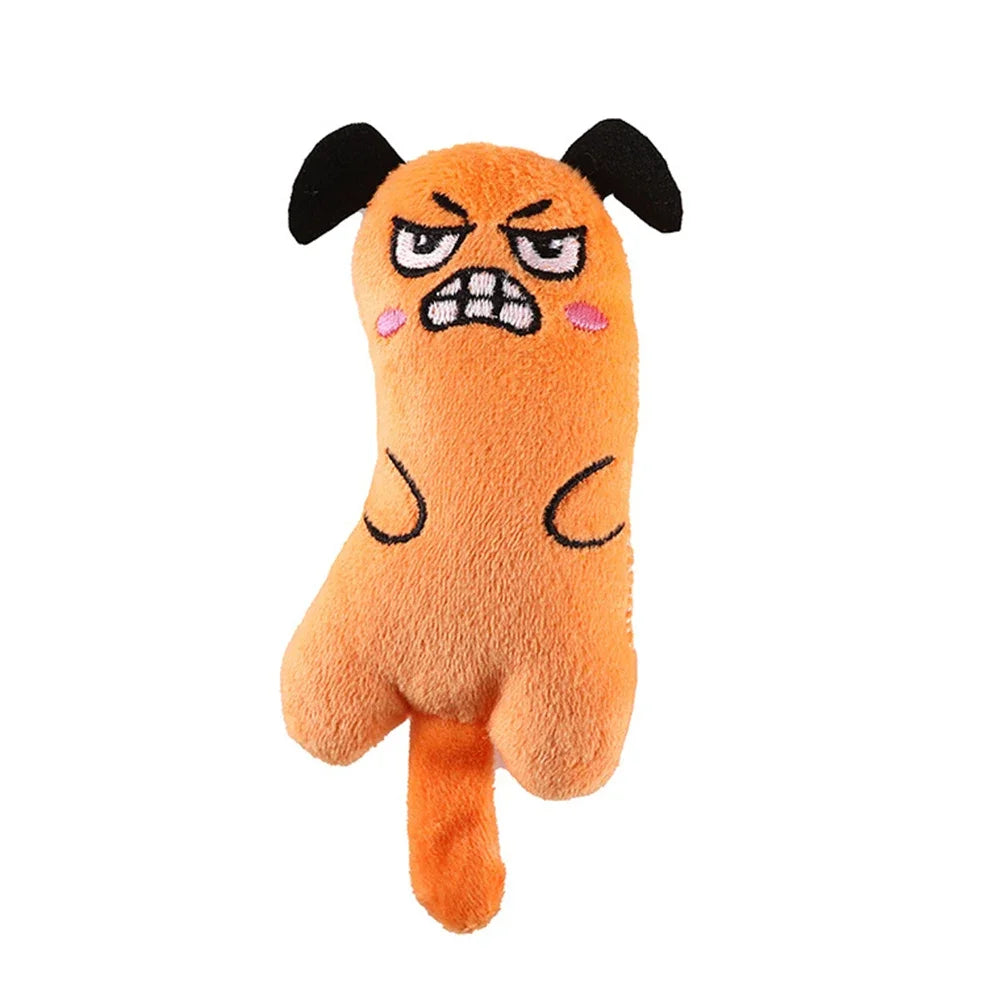 Durable Carrot Dog Chew Rope Toy For Puppy Teeth Cleaning