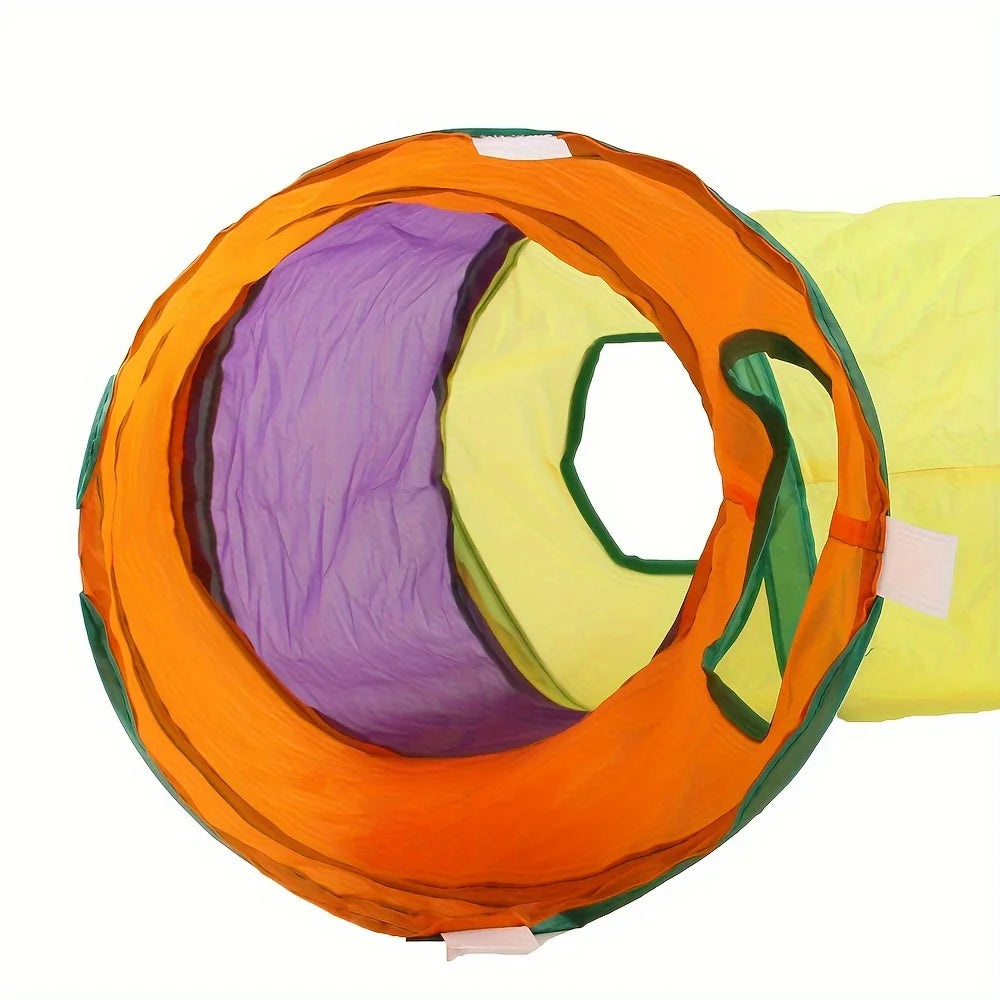 Large Size Cat Tunnels Four Pack Durable Suede For Cats