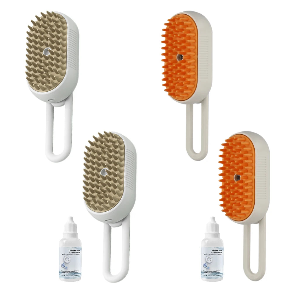 VKTECH USB Rechargeable Cat And Dog Grooming Brush Spray