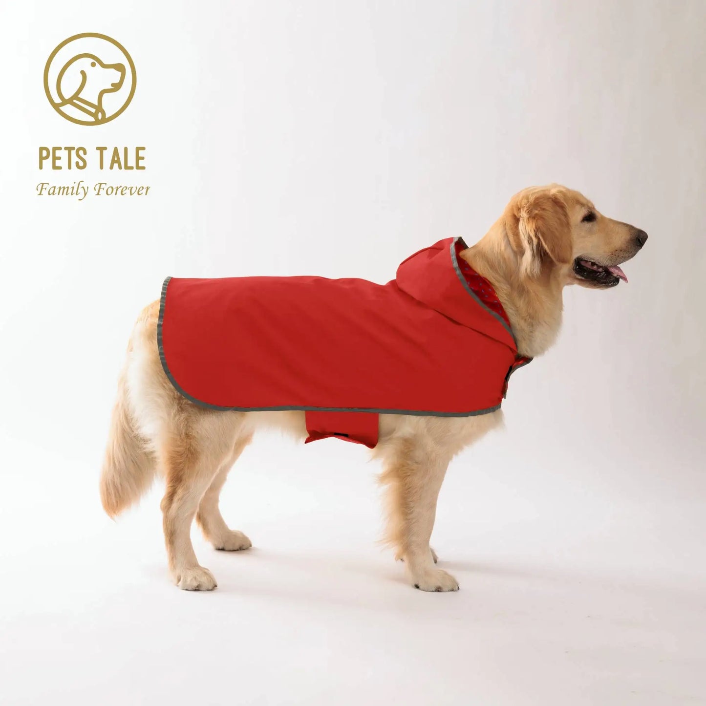 PETS TALE All Weather Dog Raincoat Waterproof Durable Coat