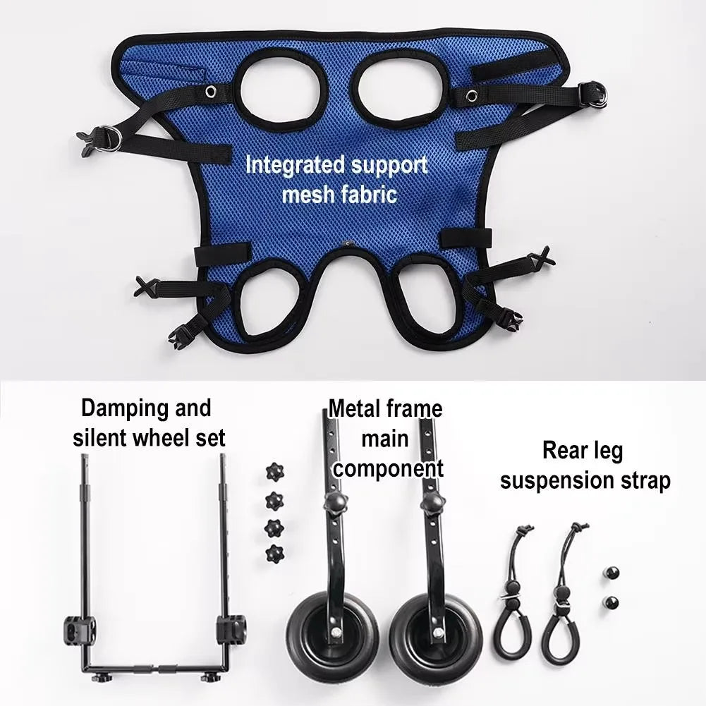 Adjustable Dog Wheelchair For Hind Leg Paralysis Large