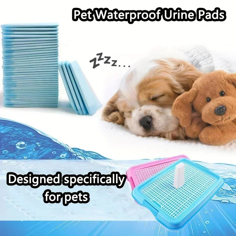 100/50/40/20PCS Absorbent Dogs Diapers Disposable Puppy Training Pee Pads Quick Dry Surface Mat Clean Cushion Dog Supplies