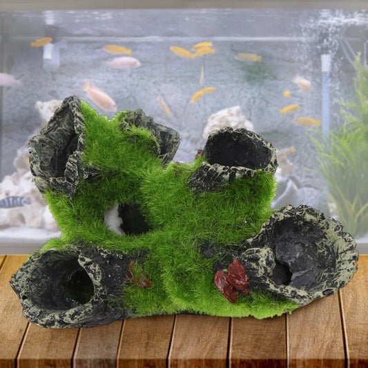 Resin Breeding Hiding Cave Ornament for Fish Tank Aquarium
