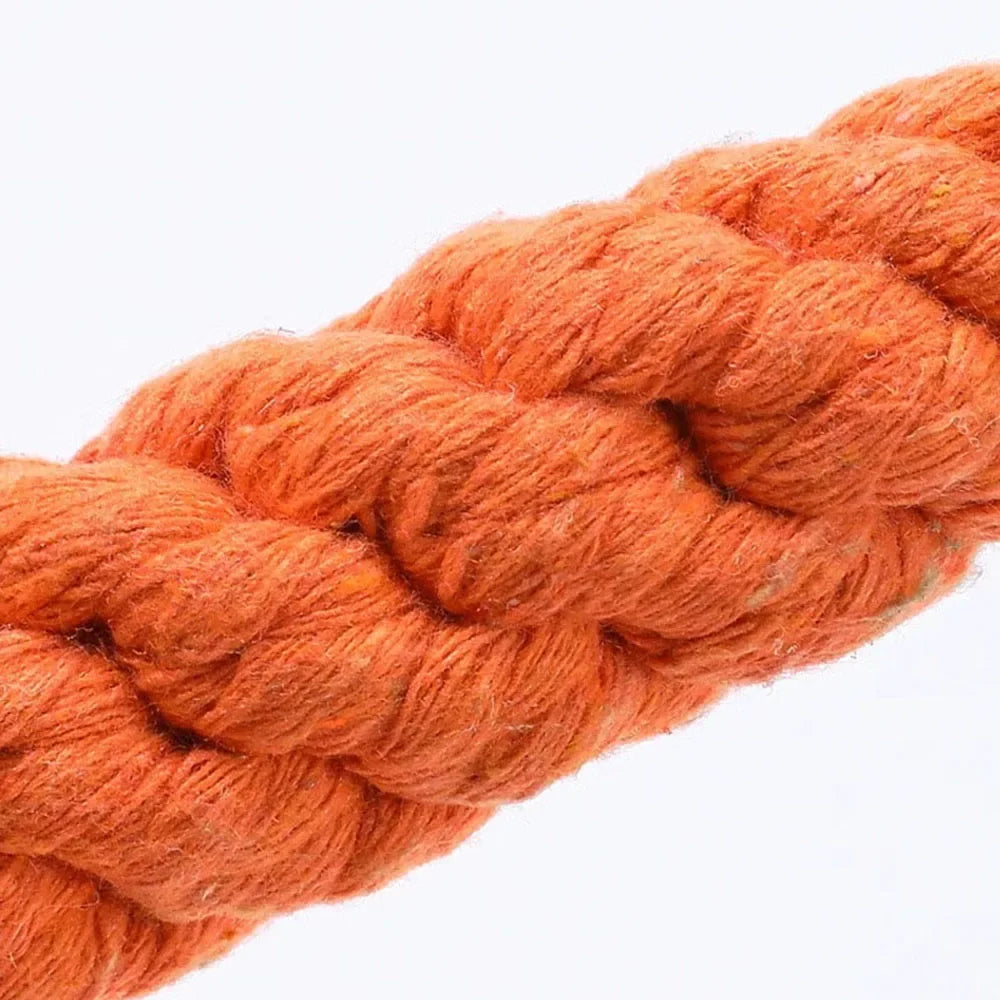 Durable Carrot Dog Chew Rope Toy For Puppy Teeth Cleaning