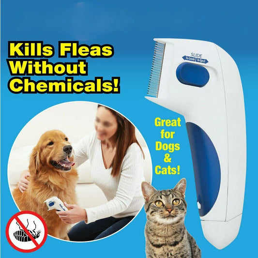 Pet Electric Terminator Brush for Cats and Dogs Anti Flea Lice Cleaner Electronic Comb
