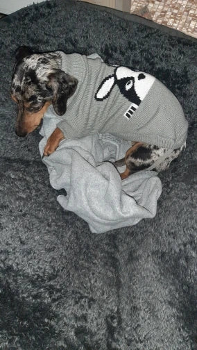 Hubei Dog Winter Sweater Knit Coat For Canine Comfort