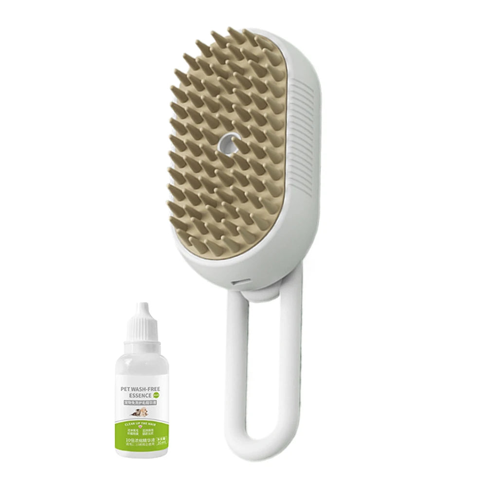 VKTECH USB Rechargeable Cat And Dog Grooming Brush Spray