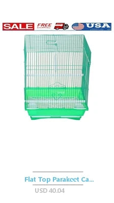 Medium Bird Cage with Sliding Door Feeding Cups Movable Perches Swing Easy Clean Ideal for Small Birds