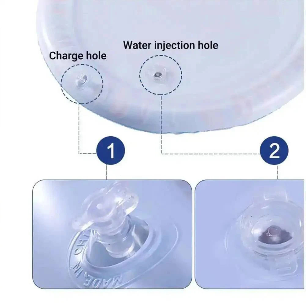 Shunmaii Cat Water Mat With Air Pump For Indoor Cats