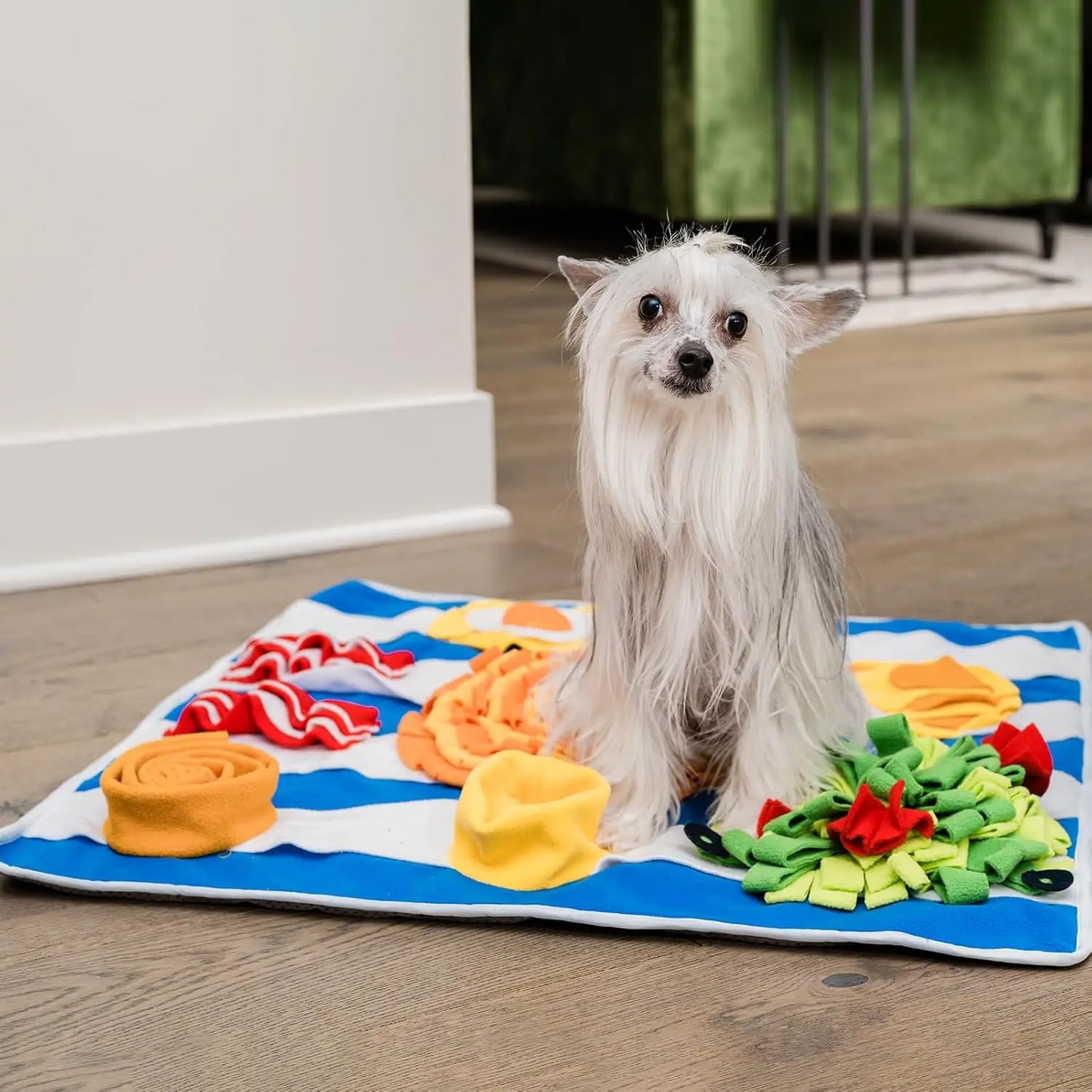 Hign-concerned Breakfast Snuffle Mat For Dogs Slow Feeder