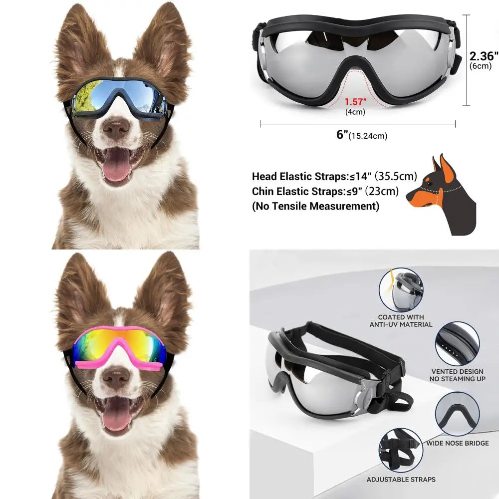 Breed Dog Goggles Anti UV Eye Protection For Dogs Outdoor