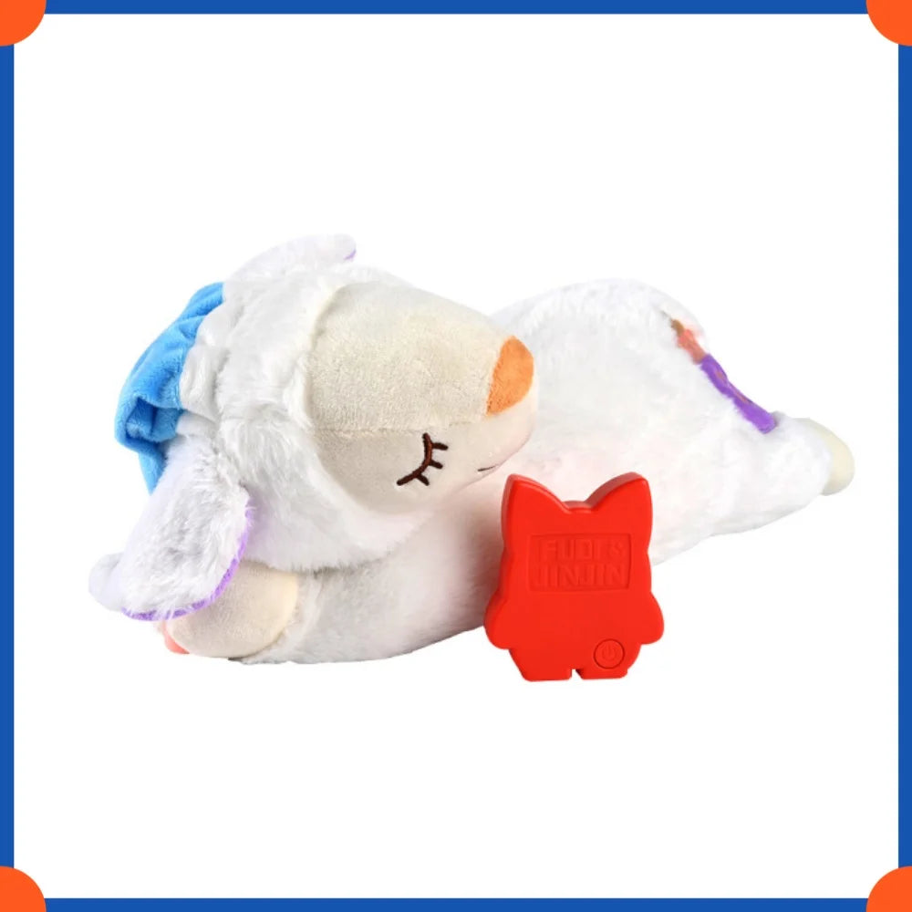 Fuled Christmas Puppy Heartbeat Plush Toys For Dog Training