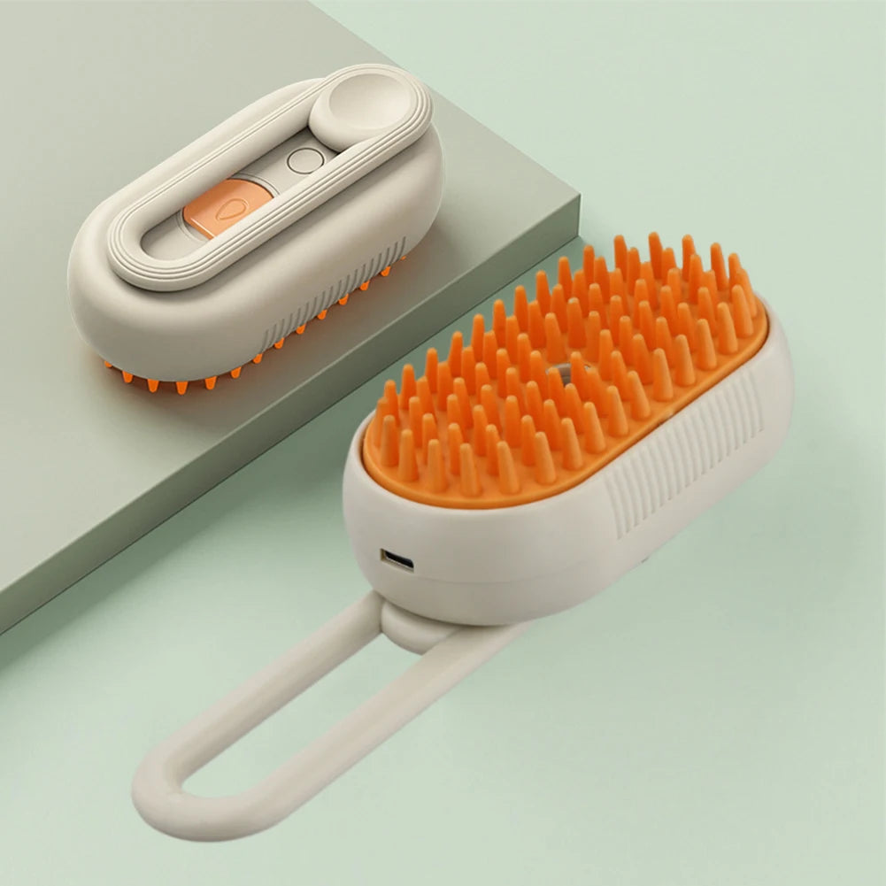 VKTECH USB Rechargeable Cat And Dog Grooming Brush Spray