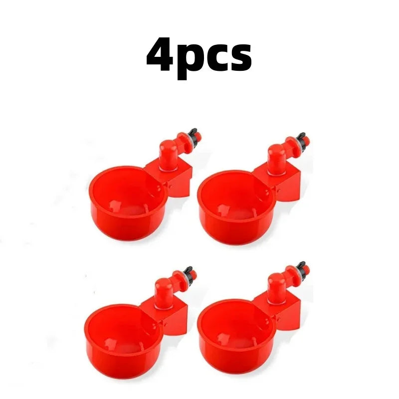 Free shipping Poultry Water Dispenser Chicken Goose Automatic Drinker Plastic Water Feeder Quail Drinker Farm Yard Accessories