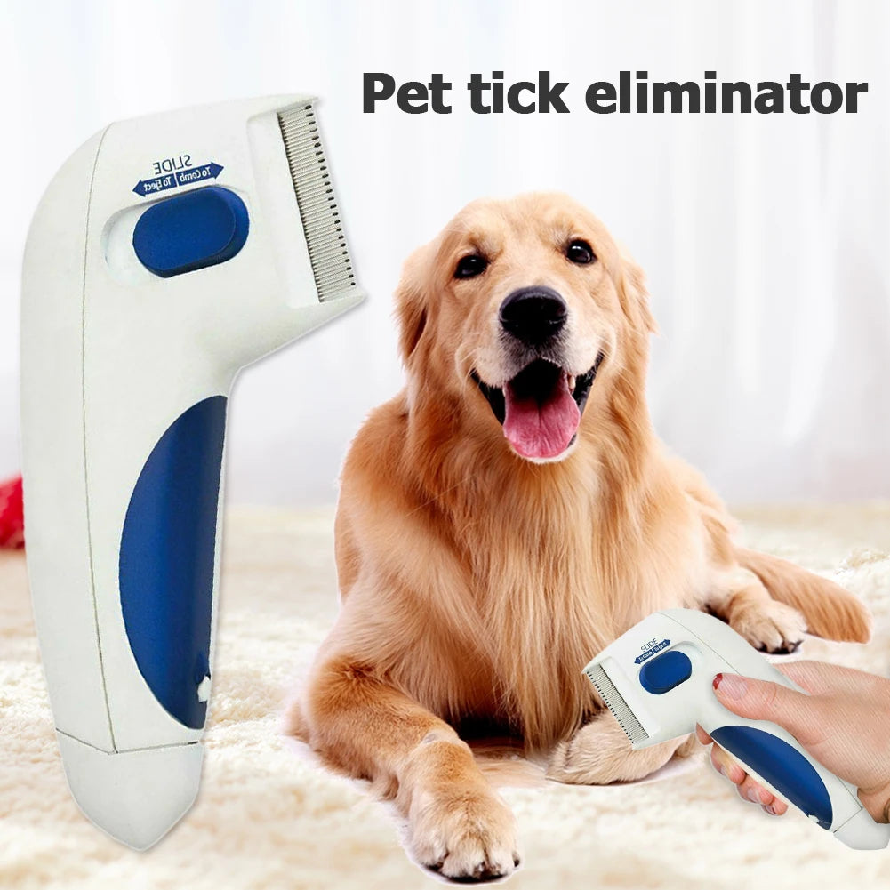 Pet Electric Terminator Brush for Cats and Dogs Anti Flea Lice Cleaner Electronic Comb