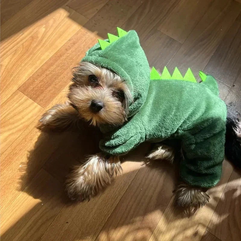 Thickened Fleece Pet Dog Clothes Jumpsuits For Small Dogs