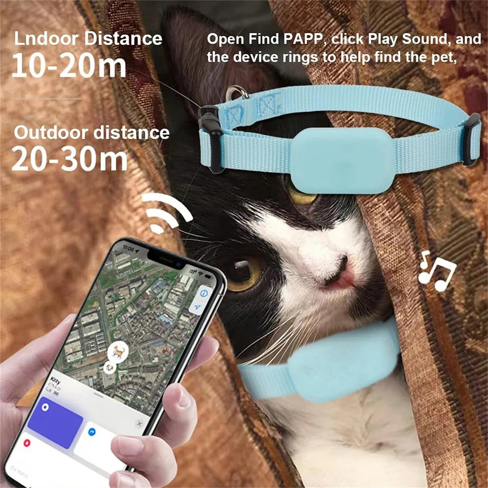VAKIND Pet GPS Tracker With Adjustable Collar For Cats
