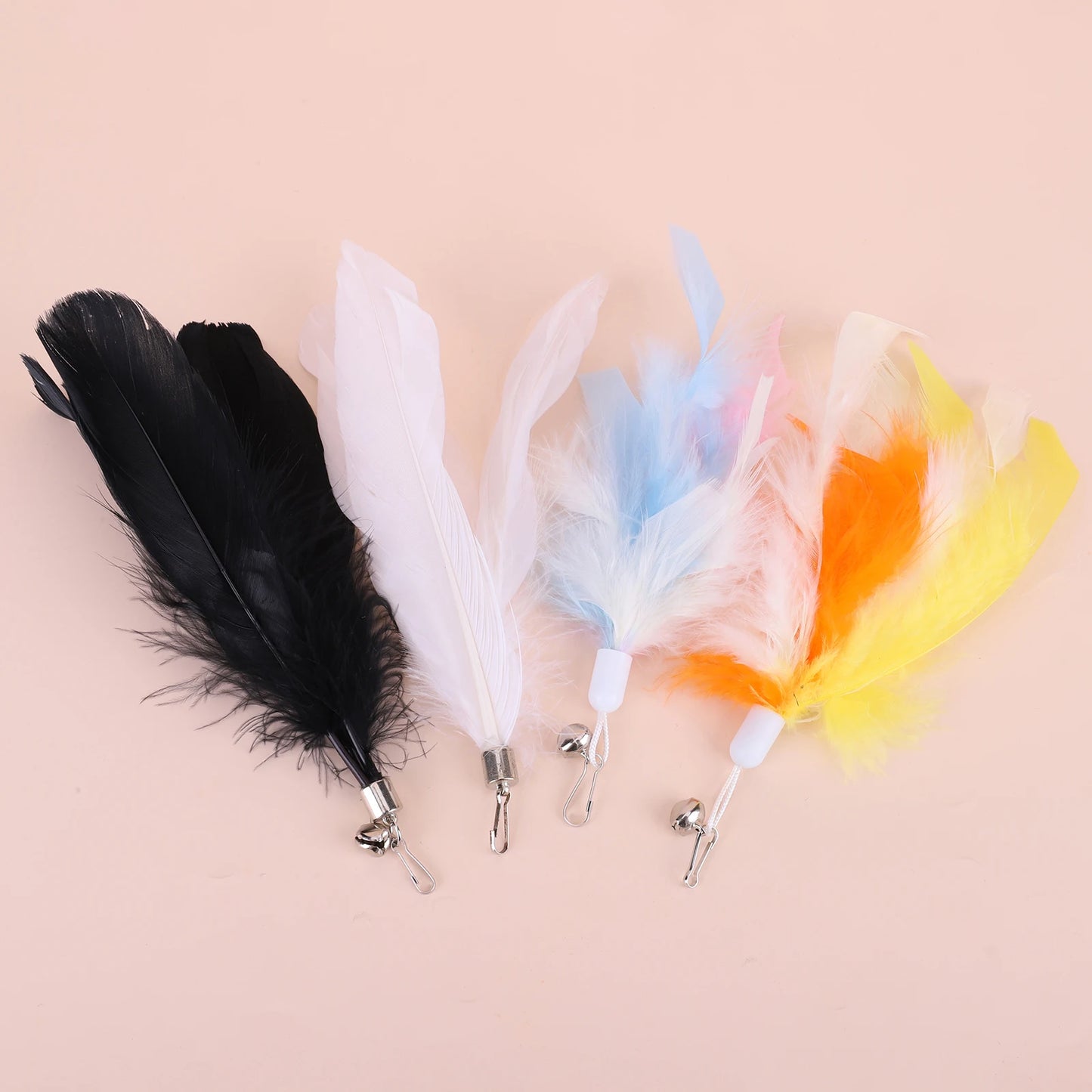 Pet Cat Toy Set Suction Cup Toy Set Double Headed Replacement Head Toy Suit Multifunction for Cat Training Playing Accessories