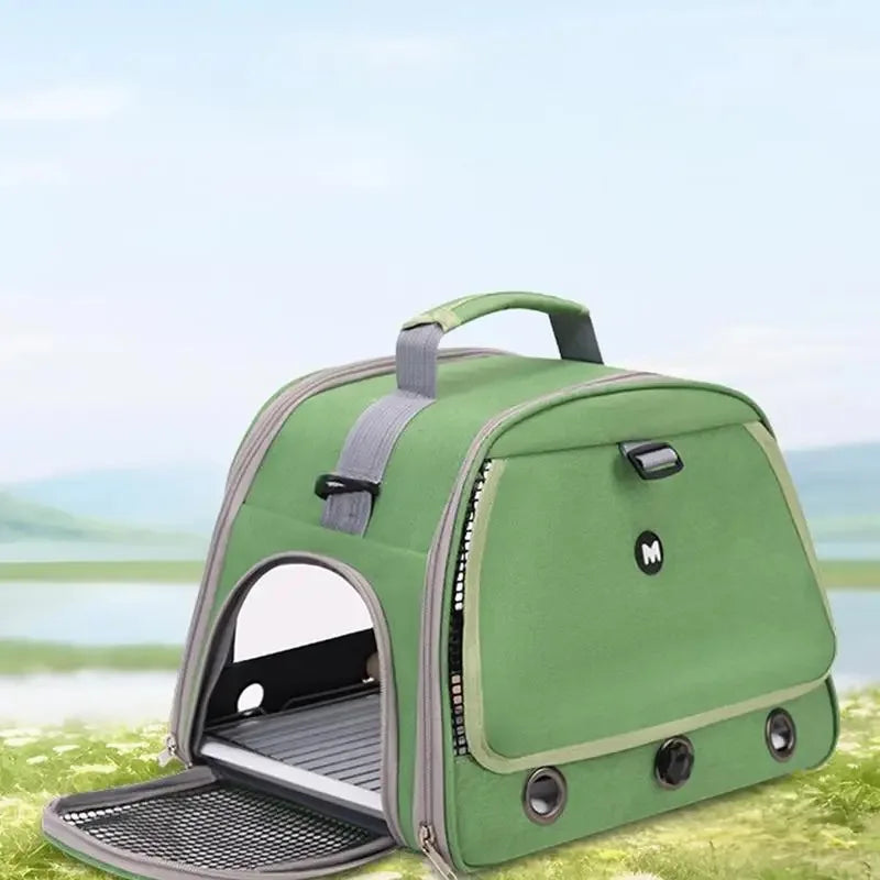 Bird Cage Parrot Carrier with Perch for Parakeet Lovebird African Gray Cockatiel Caique Conure Quaker Pet Travel Bag
