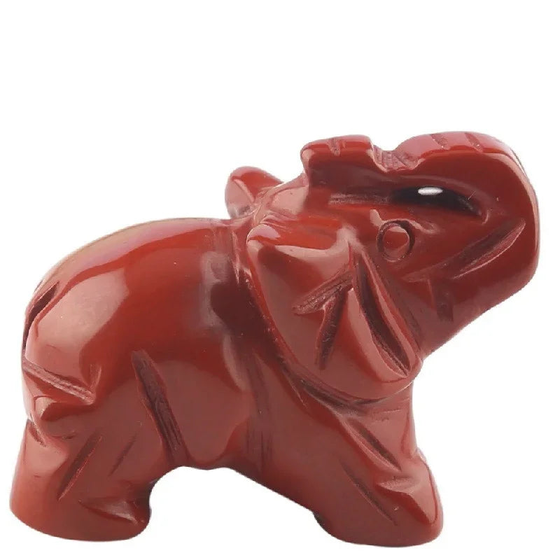 Choice Jade Lucky Elephant Feng Shui Statue Ornament