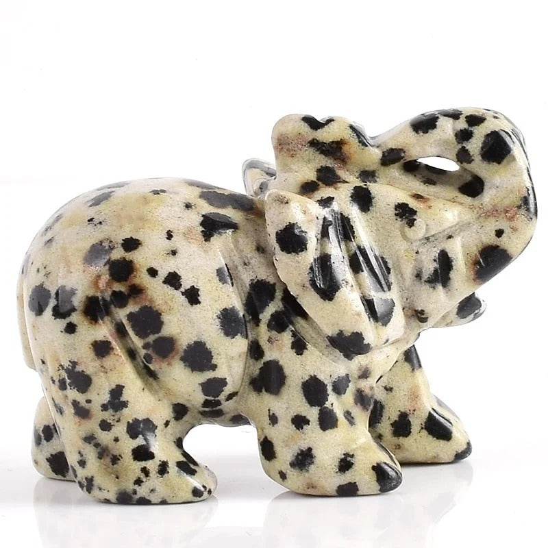 Choice Jade Lucky Elephant Feng Shui Statue Ornament
