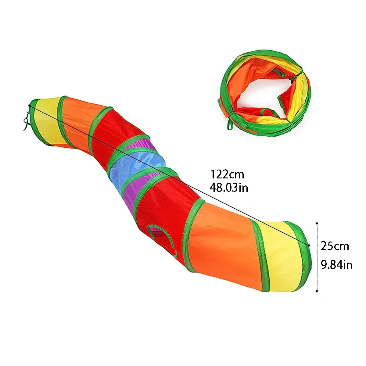 Cat Tunnel Tube Foldable Cat Toys For Interactive Fun
