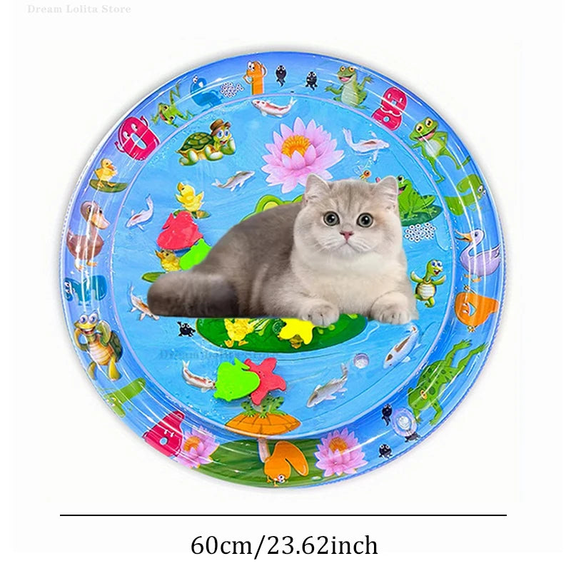 Thickened Inflatable Pet Water Bed Cushion Water Sensory Play Mat Puppy Cats Pet Kennel Top Quality Cool Cold Mat Pet Supplies