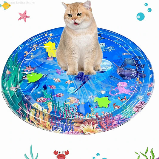 Thickened Inflatable Pet Water Bed Cushion Water Sensory Play Mat Puppy Cats Pet Kennel Top Quality Cool Cold Mat Pet Supplies