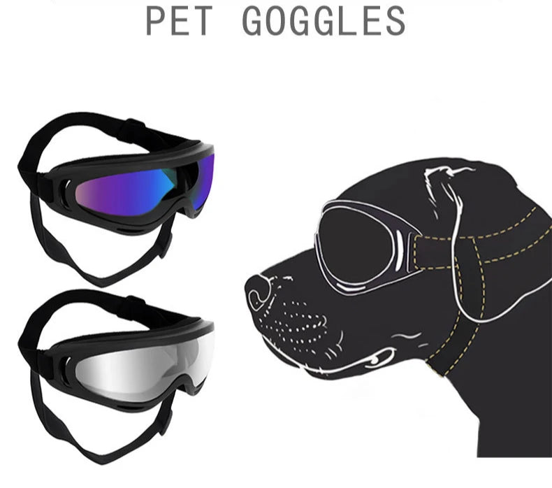 Outdoor Dog Goggles UV Protection For Large Dogs Windproof